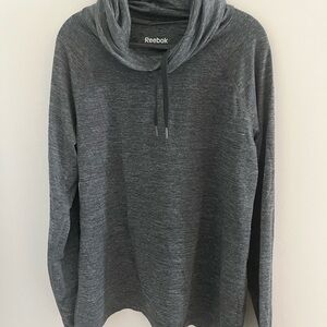 Reebok Charcoal Cowl Neck Hoodie